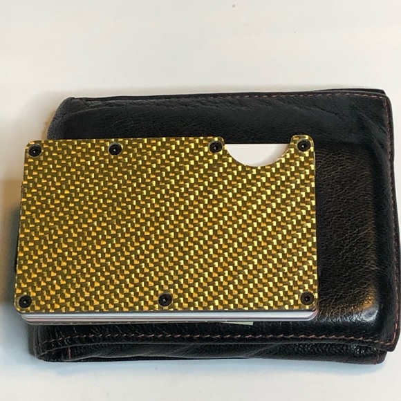 Carbon Fiber 3K RFID Slim Design Wallet Money Clip - Picture 6 of 7